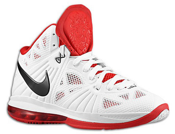 Nike dress Lebron 8 Ps White Black Red 0 01