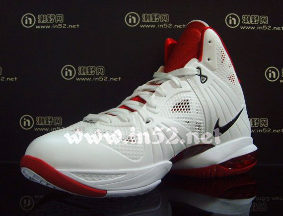 Nike Lebron 8 Ps White Sport Red Black 05