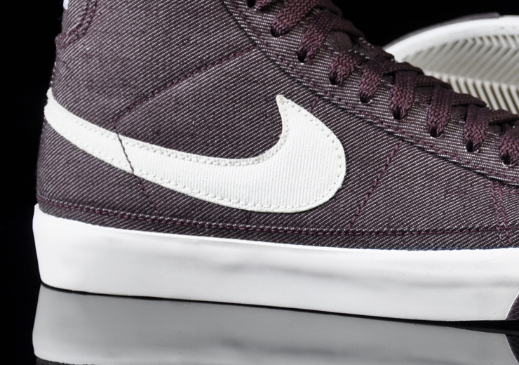 Nike Wmns Blazer Mid Deep Burgundy Denim Sail 5