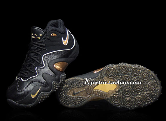 Nike Zoom Uptempo V Premium – Black – Metallic Gold - SneakerNews.com