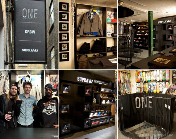 Supra & KR3W ‘ONE’ Retail Space @ Slam City Skates