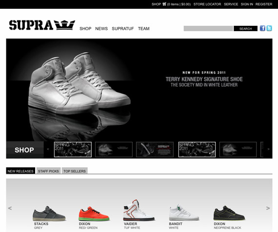 Supra Launches Online Store