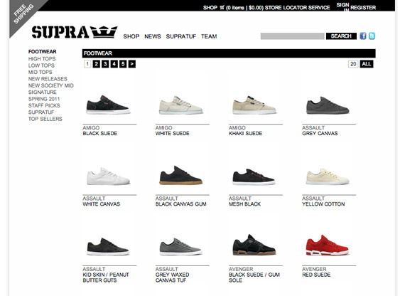 Supra Launches Online Store 2