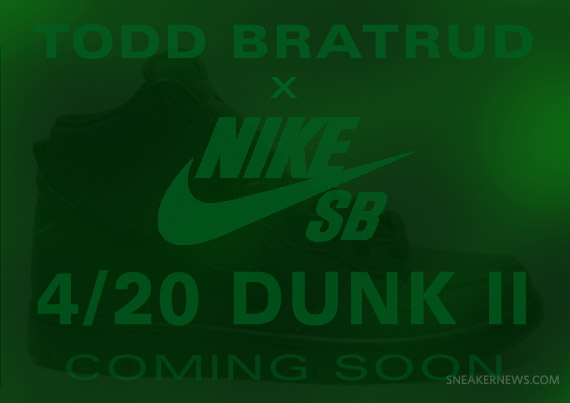 Todd Bratrud x Nike SB Dunk '4/20' 2011 - Confirmed