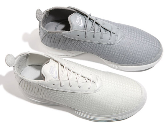 Nike Lunar Woven Chukka - White + Grey