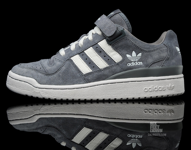 Adidas Originals Forum Lo Rs Grey Suede White 1