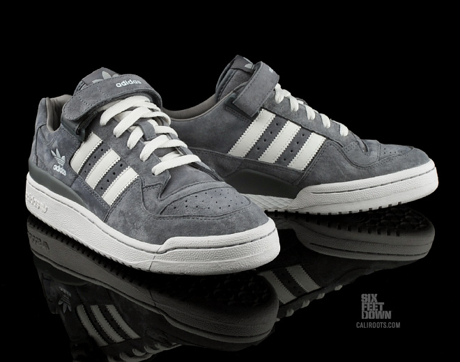 Adidas Originals Forum Lo Rs Grey Suede White 2