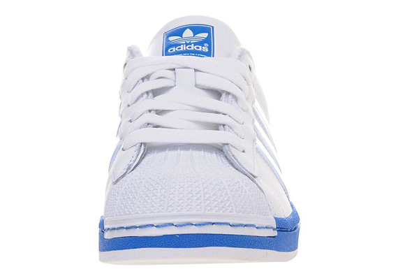 Adidas Originals Superstar Ii Is White Fresh Blue 03