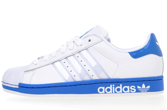 Adidas Originals Superstar Ii Is White Fresh Blue 06