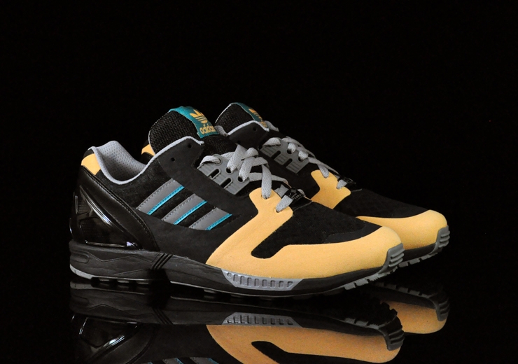 Adidas Zx 8000 Black Gold Aqua 2