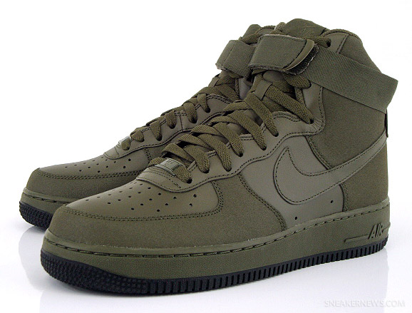 Nike Air Force 1 High - Bog Green - SneakerNews.com