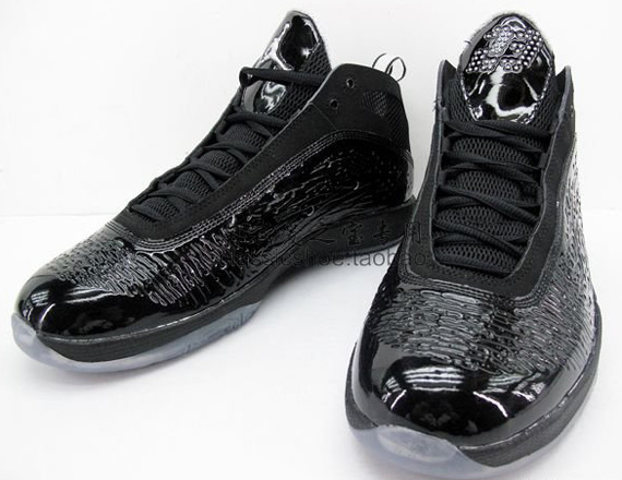 patent leather jordans all black