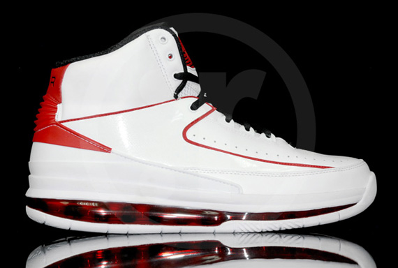 Air Jordan Ii Max White Black Varsity Red Rmk 01