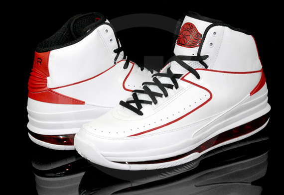 Air Jordan Ii Max White Black Varsity Red Rmk 09