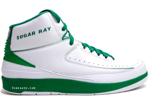 Air Jordan Ii Ray Allen Pe Green White 1