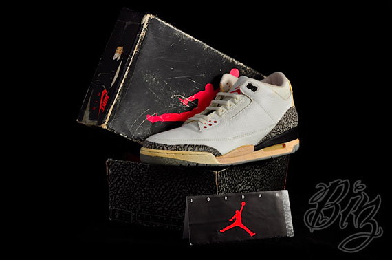 Air Jordan Iii White Cement Og Pair On Ebay 01