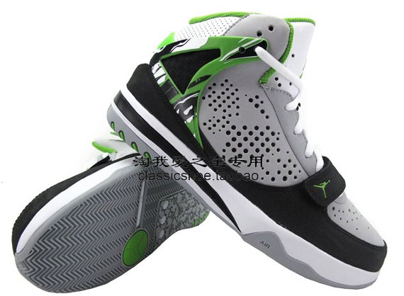 Air Jordan Phase 23 Hoops Wolf Grey Apple Green Black White 07