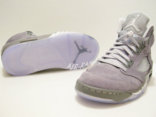 air-jordan-v-light-graphite-white-wolf-grey-4 Air Jordan V Light Graphite White Wolf Grey 4