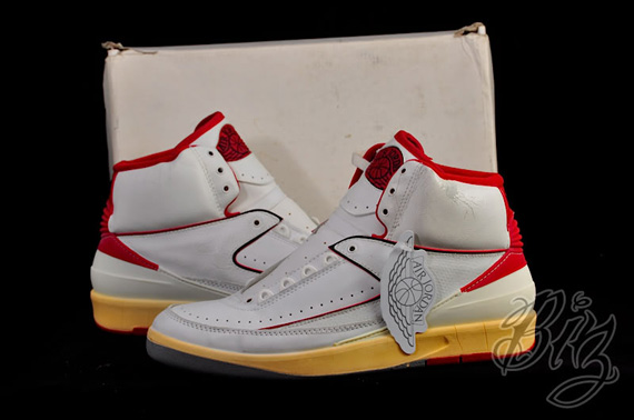 Air Jordan White Red Original Pair On Ebay 07