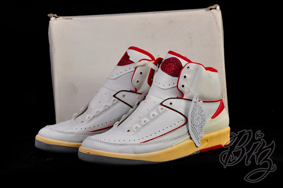Air Jordan White Red Original Pair On Ebay 08