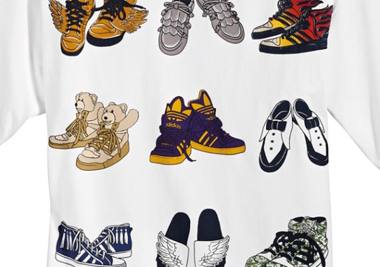 Jeremy Scott x adidas Originals – ‘Shoe Graphics’ Big Tee