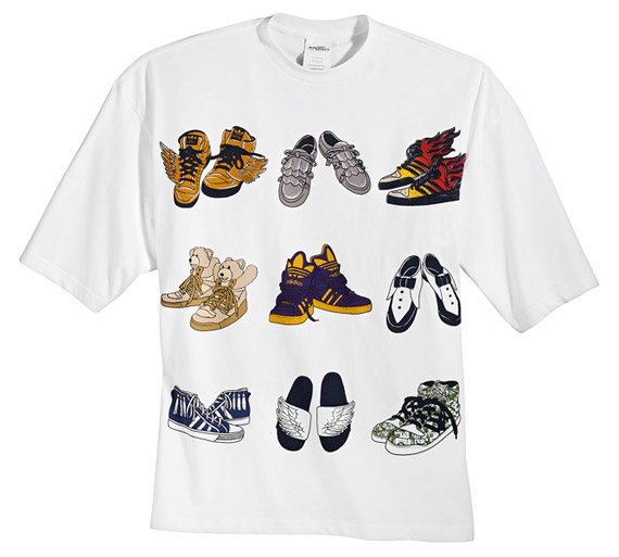 Jeremy Scott X Adidas Originals Shoe Graphics Big Tee 2