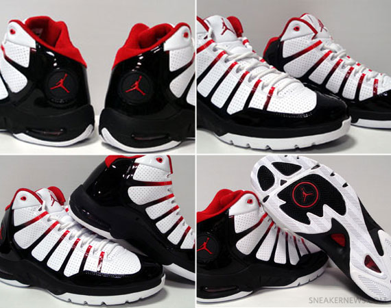 Jordan Play In These F - White - Varsity Red - Black