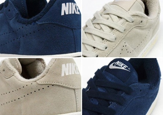 Nike Zoom Supreme Court Low Vintage – Beige + Navy