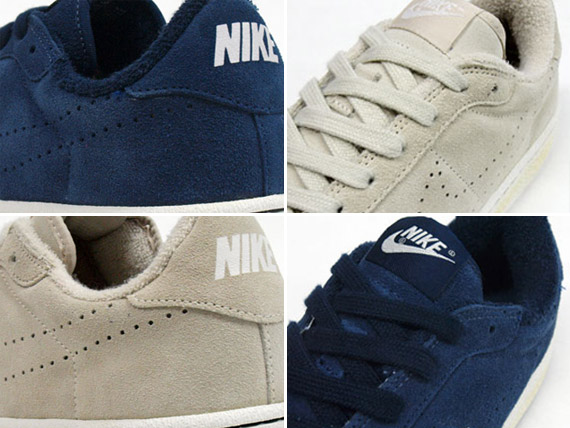 Nike Zoom Supreme Court Low Vintage – Beige + Navy