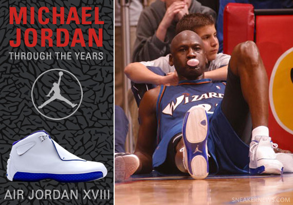 Michael Jordan Through The Years: Air Jordan XVIII