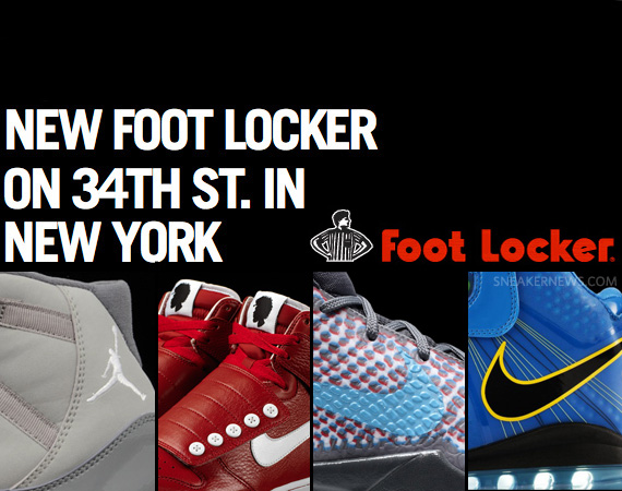 New Foot Locker Location @ 34th St. in NYC