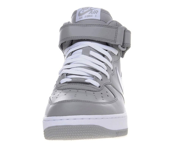 Nike Air Force 1 07 Mid Grey White Jd 03