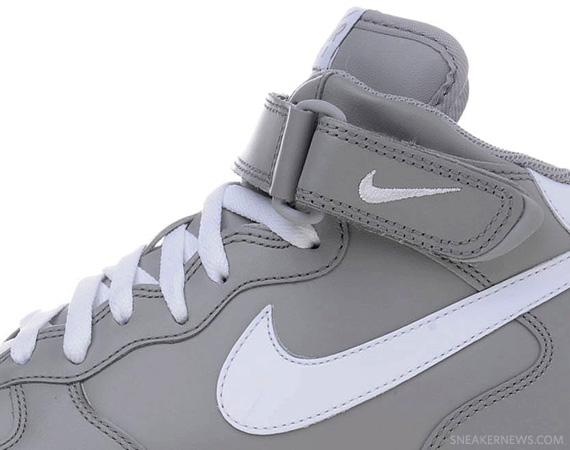 Nike Air Force 1 Mid ’07 – Grey – White | Available
