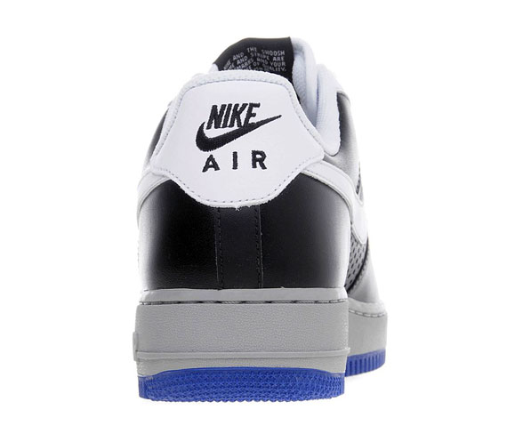 Nike Air Force 1 Low Black Perf White Blue Jd 05