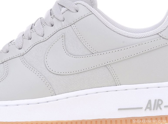 Nike Air Force 1 Low Tech Grey White Gum Summary