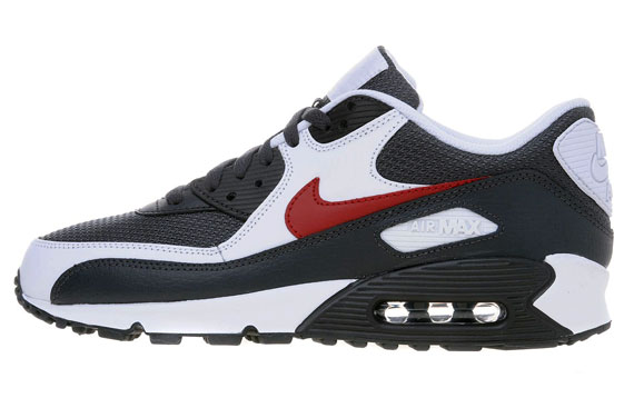 Nike Air Max 90 Shadow Black White Red Jd 02