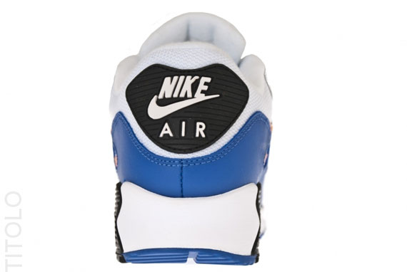 Nike Air Max 90 - White - Bright Mandarin - Black | Available ...