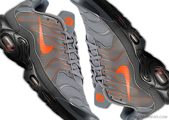 Nike Air Max Plus 1.5 - Cool Grey - Team Orange
