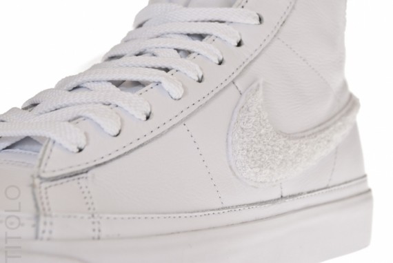 Nike Blazer Mid Premium - White - Chenille Swoosh