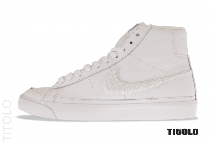 Nike Blazer Mid Premium White Chenille 2