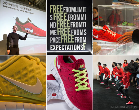 Nike Free Media Event Beijing China Summary