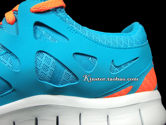 Nike Free Run 2 Teal Orange White 2011 06