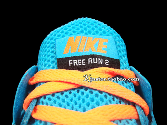 Nike Free Run 2 Teal Orange White 2011 08