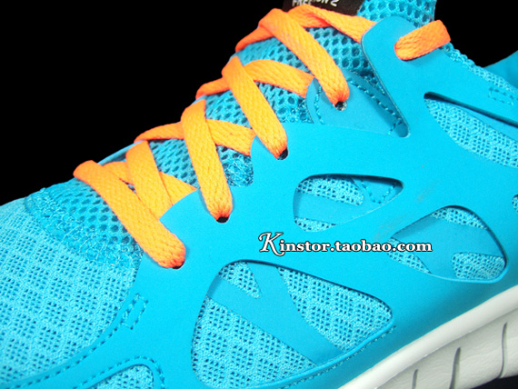 Nike Free Run 2 Teal Orange White 2011 09