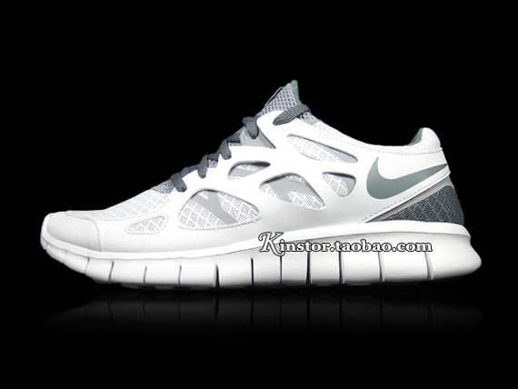 Nike Free Run 2 White Medium Grey 2011 01