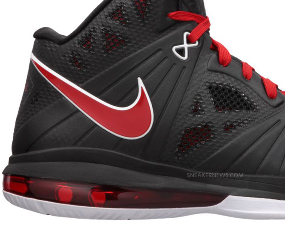 Nike Lebron 8 Ps Black Sport Red White Release Info 08