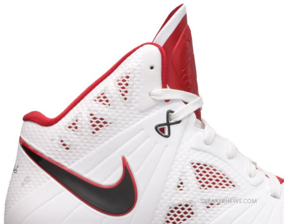 nike lebron 8 ps white black sport red release info 06