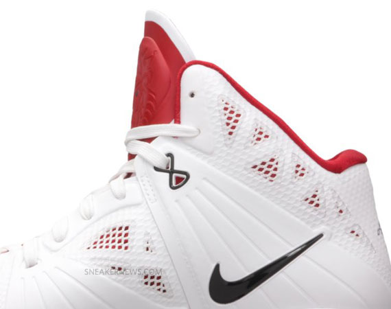 Nike Lebron 8 Ps White Black Sport Red Release Info 10