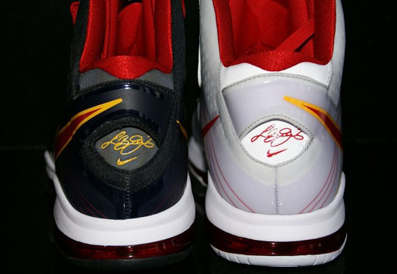Nike LeBron 8 V/2 - Miami Heat Away PE - SneakerNews.com