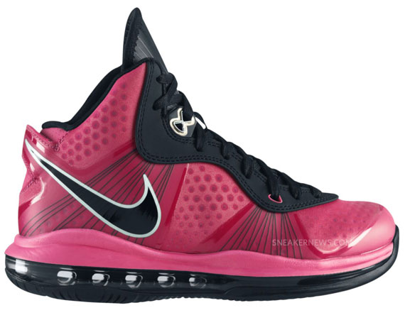 Nike Lebron 8 V2 Gs Black Pink Available Nikestore 04